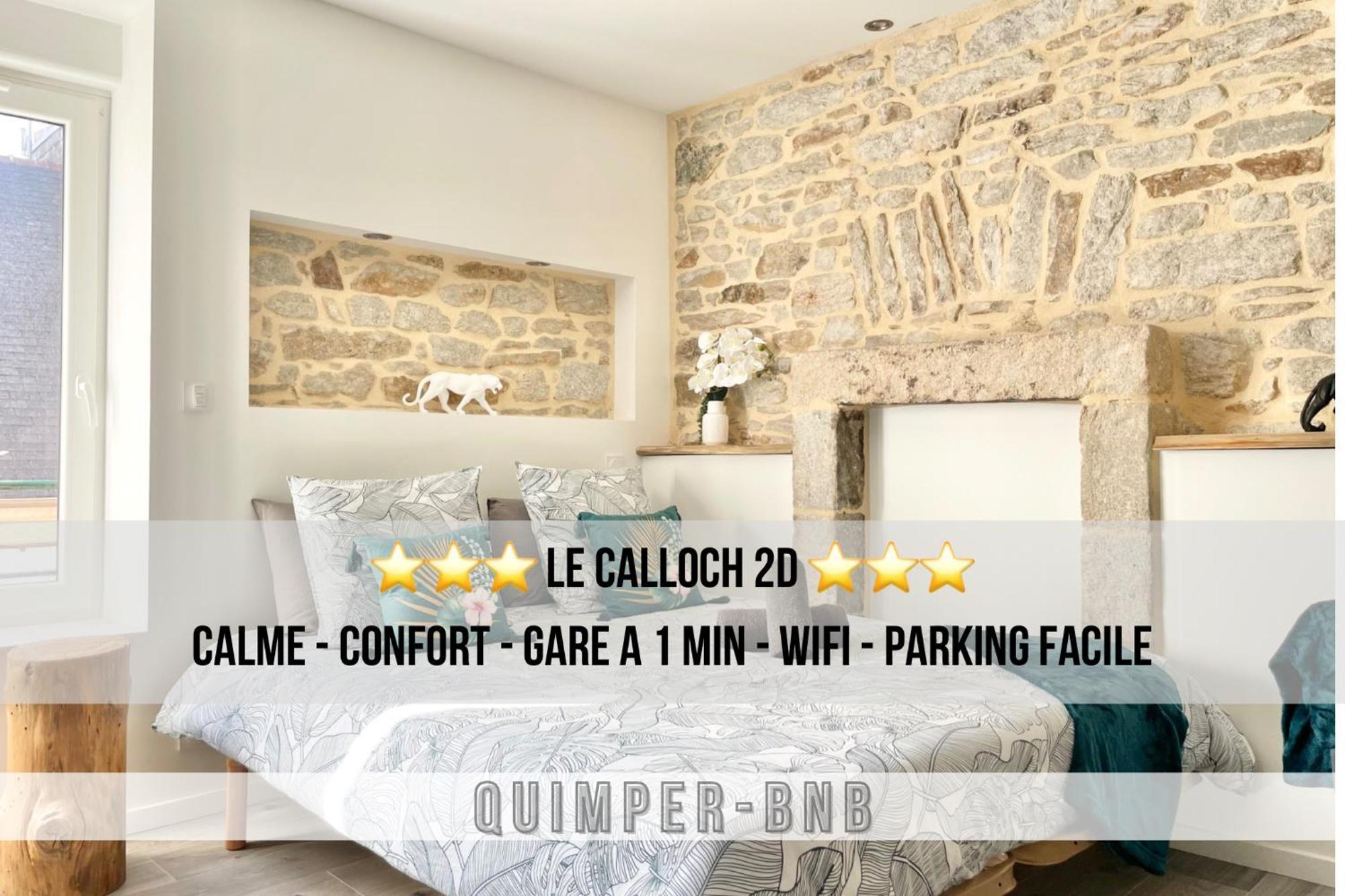Le Calloch 2D - Studio 4 Etoiles - Quartier Gare - Wifi - Netflix カンペール エクステリア 写真