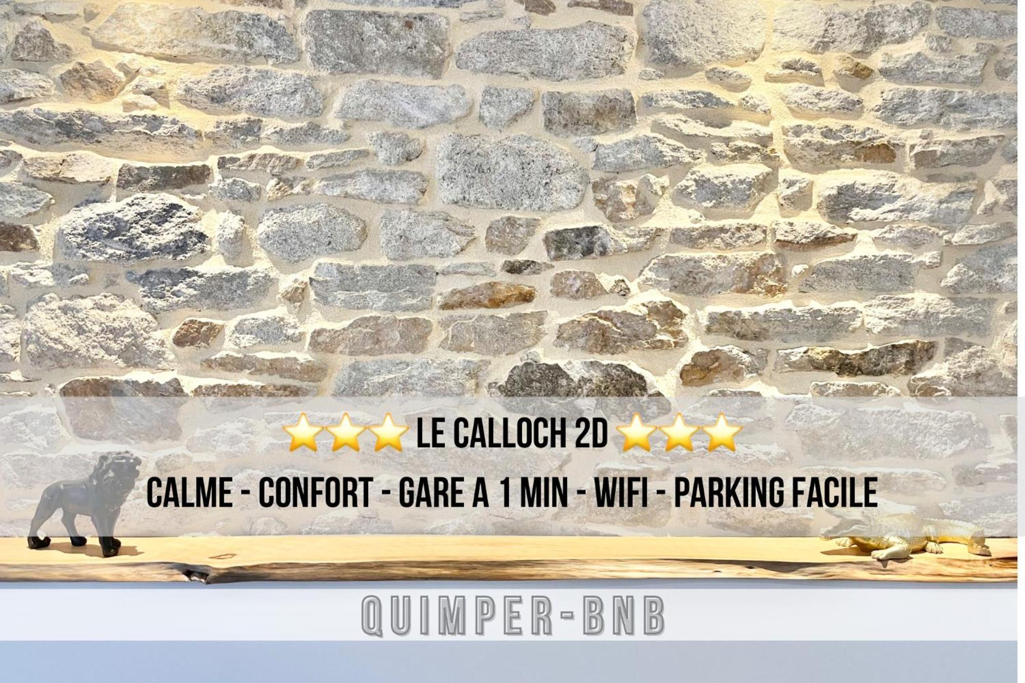 Le Calloch 2D - Studio 4 Etoiles - Quartier Gare - Wifi - Netflix カンペール エクステリア 写真